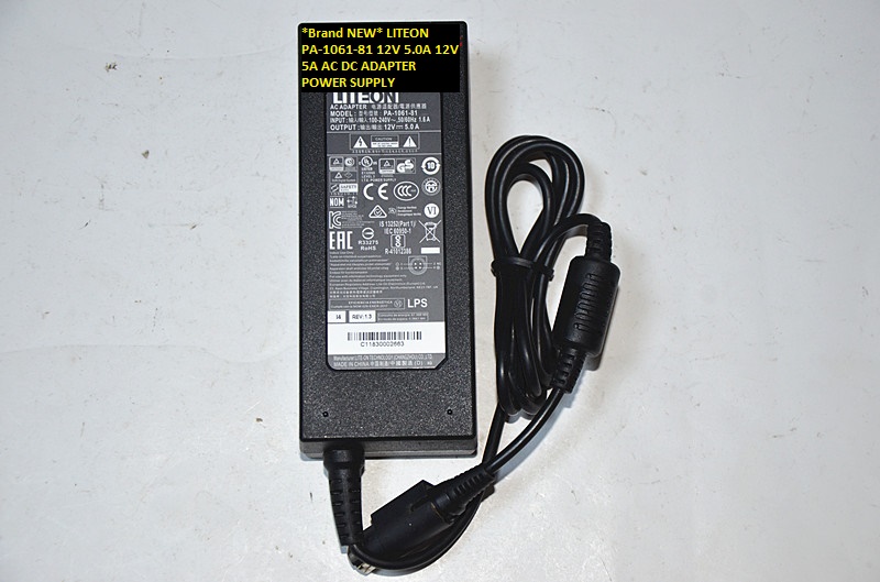 *Brand NEW* LITEON PA-1061-81 12V 5.0A 12V 5A AC DC ADAPTER POWER SUPPLY